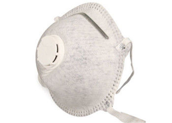 乳液なしの伸縮性がある革紐が付いている現代使い捨て可能なFfp1防塵マスクの非編まれた生地 サプライヤー