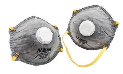 2本のヘッド革紐を持つポリプロピレン カーボン フィルター防塵マスクのライト級選手 サプライヤー