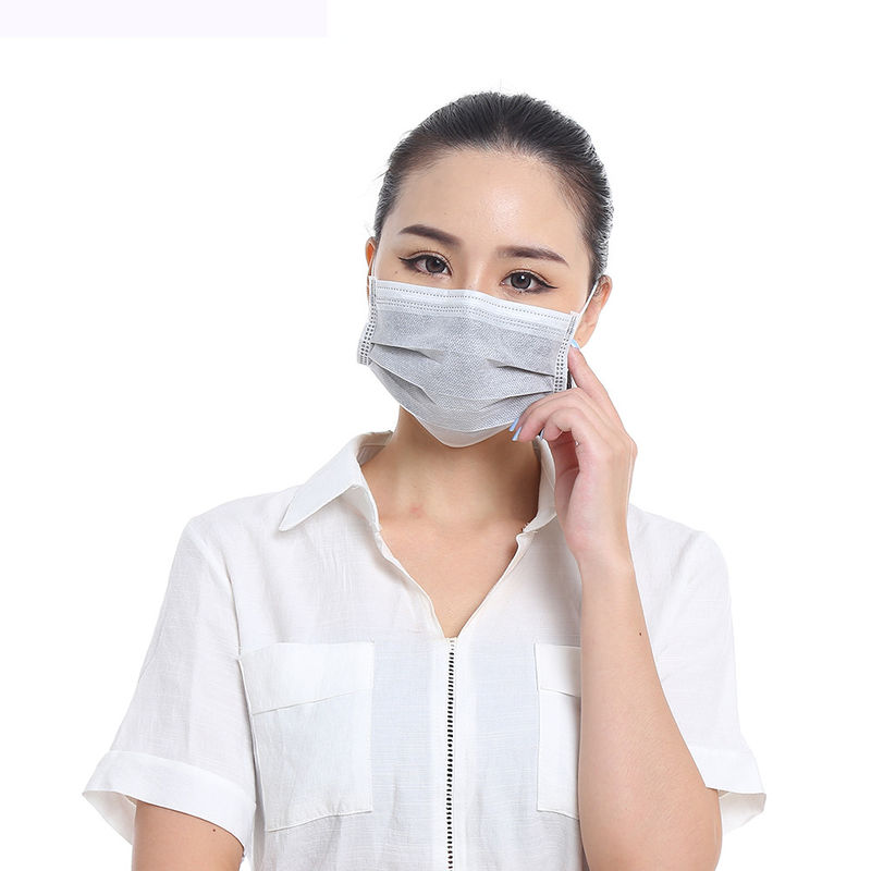 4つの層によって活動化するカーボン使い捨て可能な防塵マスクの適用範囲が広い鼻の部分の超音波シーリング サプライヤー