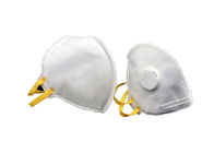 便利な使用法のための白い通気性のFFP2V N95の防塵マスク/使い捨て可能なN95マスク サプライヤー